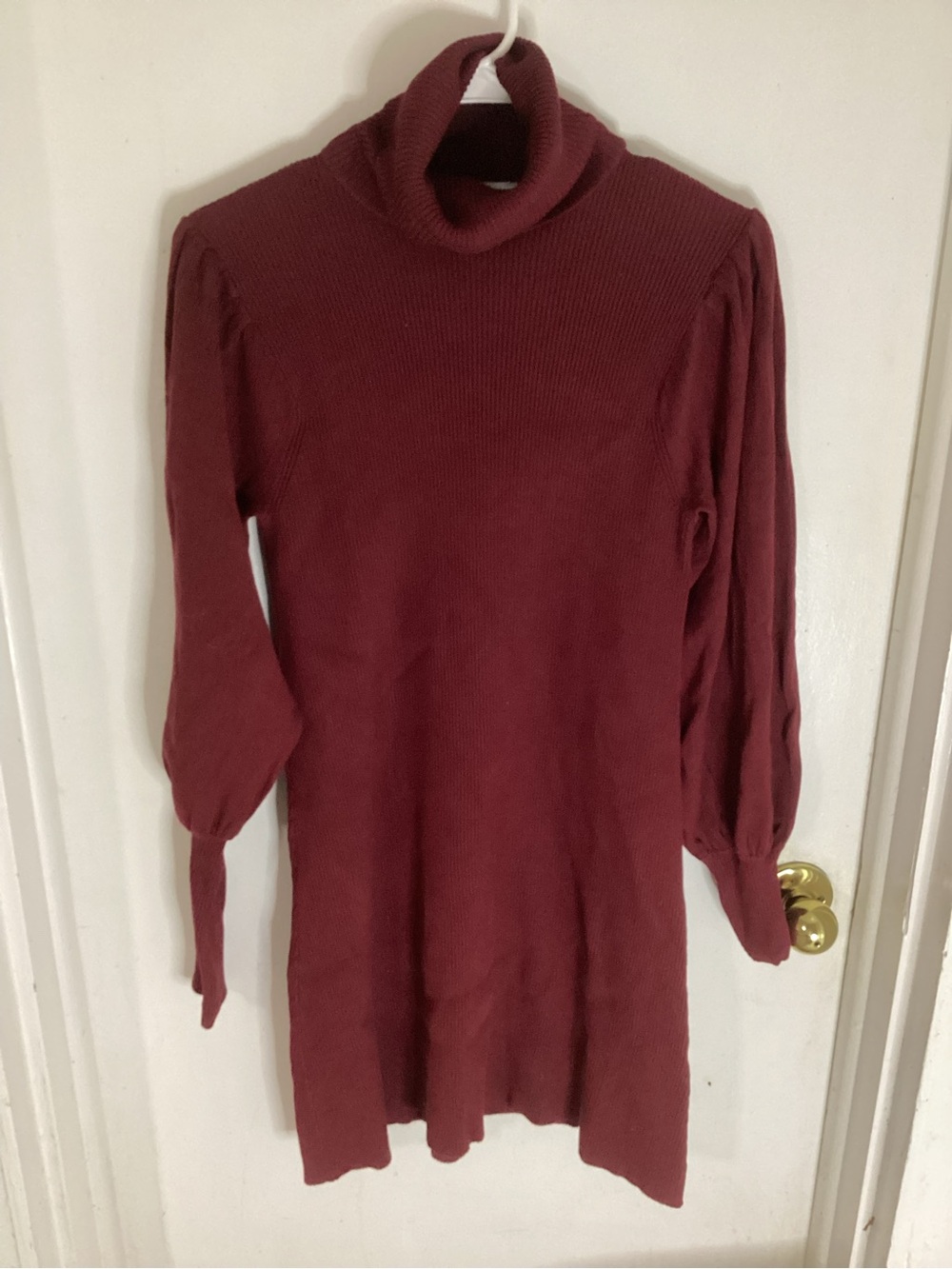 Zara Womens Turtleneck Longline Sweater Dress Size Medium